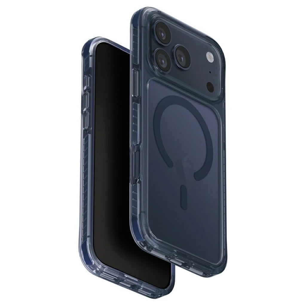 UNIQ Combat tok iPhone 17 Pro Max készülékhez Magclick Charging kék -  iPhone 17 Pro Max tok a Domshop kínálatából