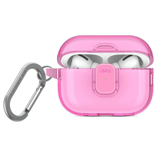 UNIQ Glase Pro AirPods Pro 2 készülékhez záras tok rózsaszín -  AirPods Pro 2 tok a Domshop kínálatából