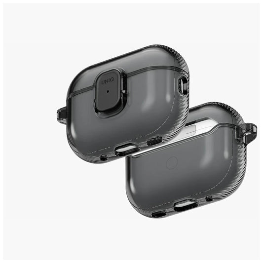 UNIQ Glase Pro AirPods Pro 3 készülékhez zárótok füst -  AirPods Pro 3 tok a Domshop kínálatából