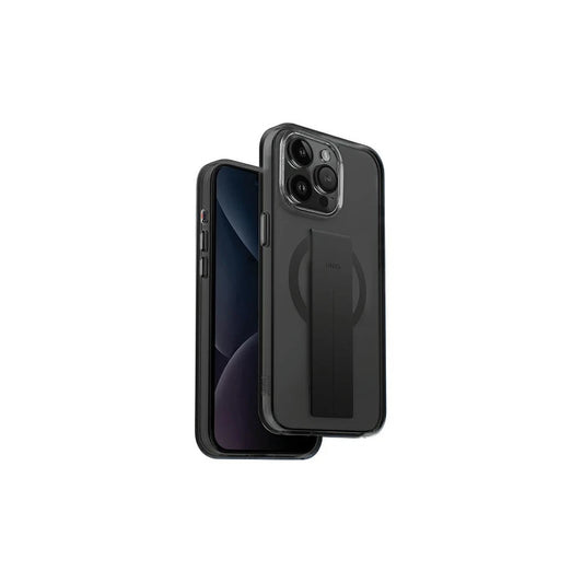 UNIQ Heldro Mag iPhone 15 Pro Max 6.7" Magclick töltőtok iPhone 15 Pro Max készülékhez – fekete/gőzfüst -  iPhone 15 Pro Max tok a Domshop kínálatából