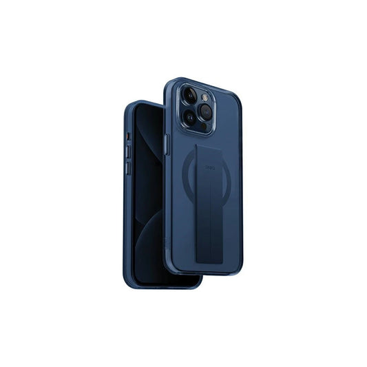 UNIQ Heldro Mag iPhone 15 Pro Max 6.7" készülékhez Magclick Charging töltőtok kék / ultramarin mélykék -  iPhone 15 Pro Max tok a Domshop kínálatából