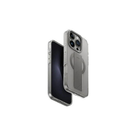 UNIQ Heldro Max iPhone 16 Pro készülékhez 6.3″ Magclick töltőtok lucent átlátszó -  iPhone 16 Pro tok a Domshop kínálatából