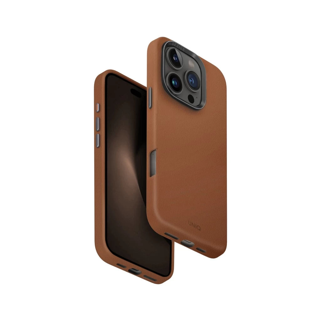 UNIQ Hybrid MagClick Charging Lyden tok Apple Iphone 16 Pro készülékhez - caramel -  iPhone 16 Pro tok a Domshop kínálatából