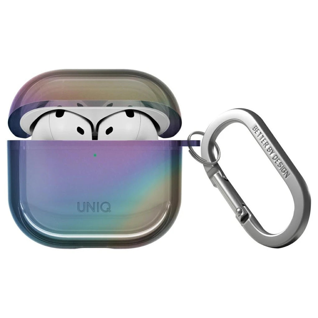 UNIQ Iridescia tok AirPods 4 készülékhez Hang Case éjféli kvarc -  AirPods 4 tok a Domshop kínálatából