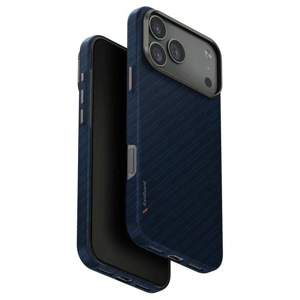 UNIQ Keva EDGE tok iPhone 17 Pro Max készülékhez, Magclick Charging töltő kék -  iPhone 17 Pro Max tok a Domshop kínálatából