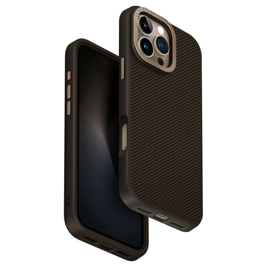 UNIQ Keva Max tok iPhone 16 Pro Max készülékhez – Magclick töltő kameraállvány, barna -  iPhone 16 Pro Max tok a Domshop kínálatából