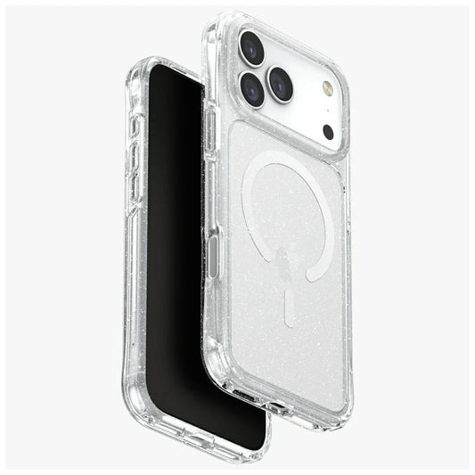 UNIQ LifePro Xtreme tok iPhone 17 Pro Max készülékhez Magclick Charging átlátszó/csillogós -  iPhone 17 Pro Max tok a Domshop kínálatából