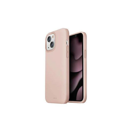 UNIQ Lino Case tok iPhone 13/14/15 6,1" készülékhez púderrózsaszín -  iPhone 13/14 tok a Domshop kínálatából