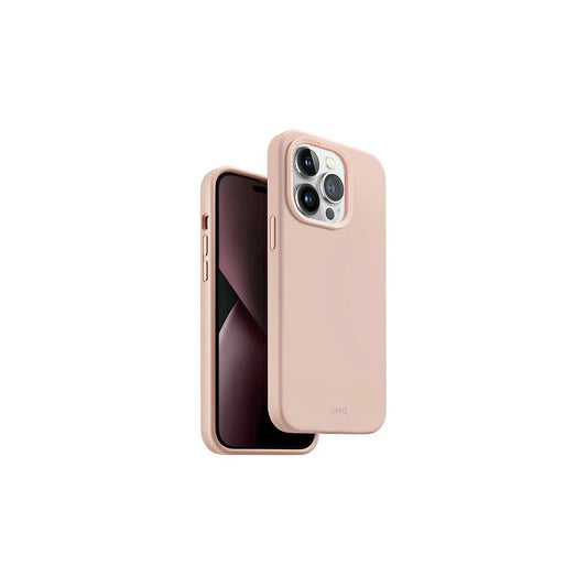 UNIQ Lino Hue tok iPhone 14 Pro Max 6,7" készülékhez Magclick Charging rózsaszín -  iPhone 14 Pro Max tok a Domshop kínálatából