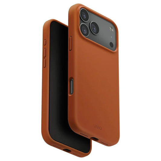 UNIQ Lino tok iPhone 17 Pro Max készülékhez Magclick Charging narancssárga -  iPhone 17 Pro Max tok a Domshop kínálatából