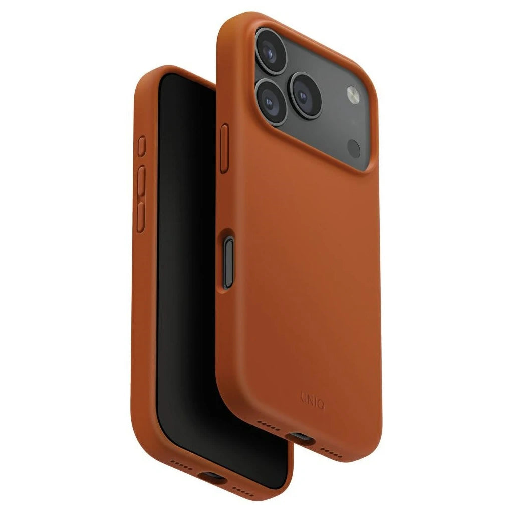 UNIQ Lino tok iPhone 17 Pro készülékhez Magclick Charging narancssárga -  iPhone 17 Pro tok a Domshop kínálatából