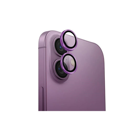 UNIQ Optix Aluminium kameralencse üvegvédő iPhone 16 6.1" / 16 Plus 6.7" készülékhez szőlőrózsaszín -  iPhone 16 Plus tok a Domshop kínálatából