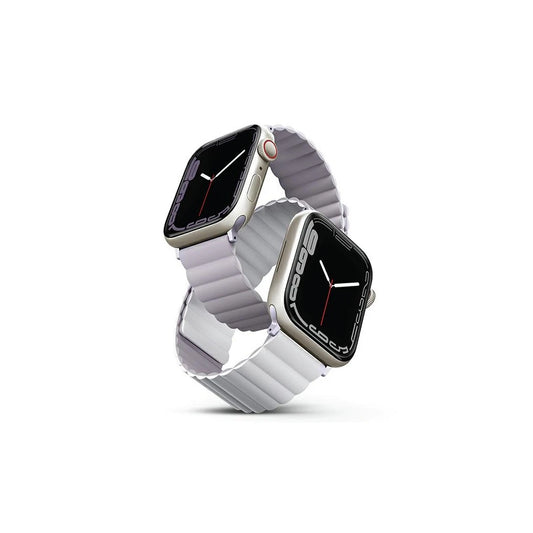 UNIQ Revix Strap Apple Watch Series1-8/SE/SE2/SE3/Ultra1/2/3 készülékhez 42/44/45/49mm fordítható mágneses lila -  Apple Watch Szilikon Szíjak a Domshop kínálatából