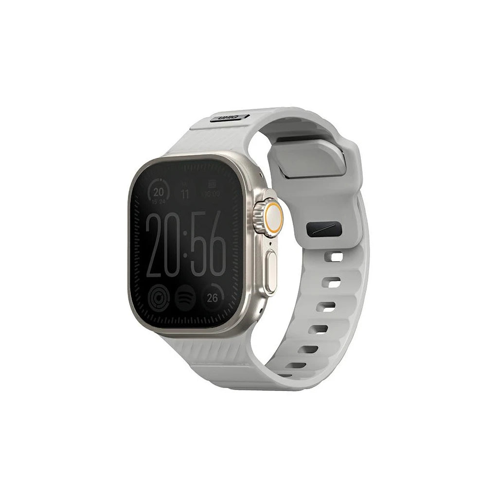 UNIQ Strap Stride FKM Rubber szíj Apple Watch Series 1/2/3/4/5/6/7/8/9/SE1/2/3/Ultra1/2/3 42/44/45/49 mm készülékhez -  Apple Watch Fém Szíjak a Domshop kínálatából