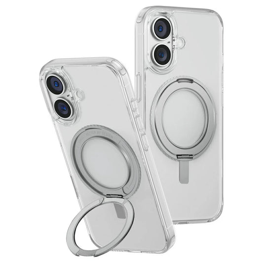 UNIQ Swivix tok iPhone 16 Plus készülékhez 360 Rotating Kickstand átlátszó -  iPhone 16 Plus tok a Domshop kínálatából