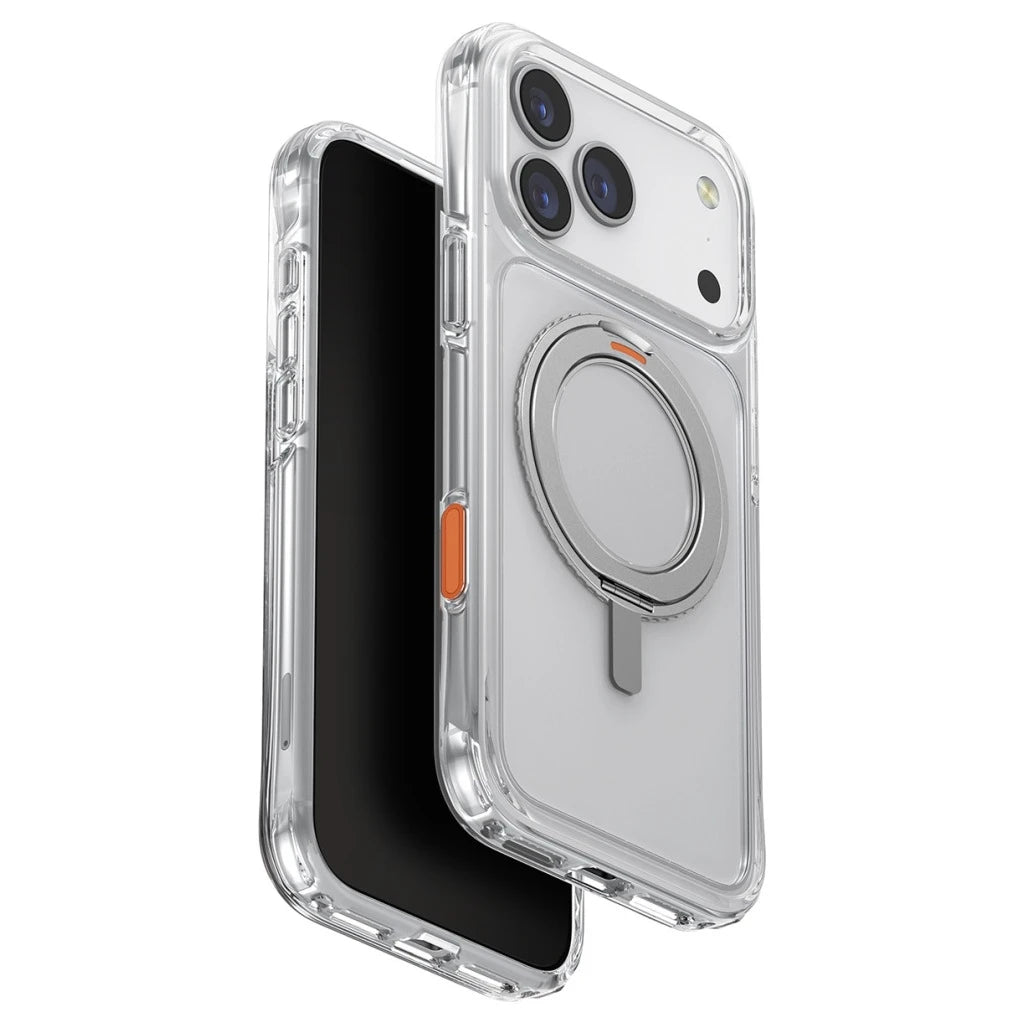 UNIQ Swivix tok iPhone 17 Pro Max készülékhez 360 Rotating Kickstand átlátszó -  iPhone 17 Pro Max tok a Domshop kínálatából