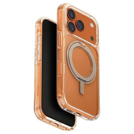 UNIQ Swivix tok iPhone 17 Pro készülékhez 360 fokos forgatható állvánnyal arany -  iPhone 17 Pro tok a Domshop kínálatából