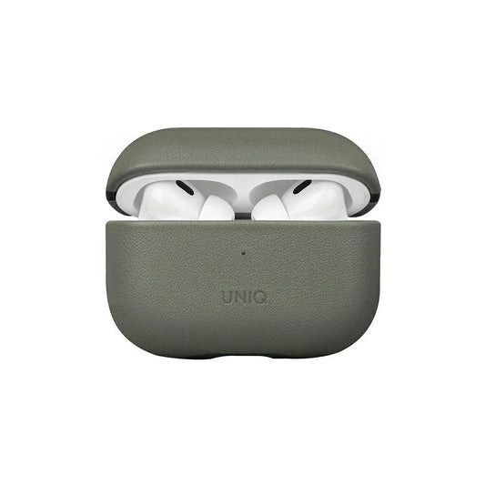 UNIQ Terra AirPods Pro 2 gen. (2022/2023) igazi bőr tok AirPods Pro 2 gen. készülékhez lichen zöld -  AirPods Pro 2 tok a Domshop kínálatából
