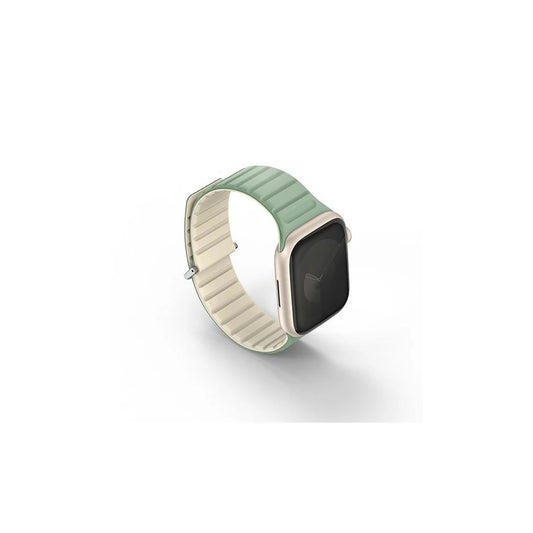 UNIQ pánt Revix Evo fordítható mágneses Apple Watch Series 1-9/SE/SE2/SE3 készülékhez 38/40/41mm mentazöld -  Apple Watch Szilikon Szíjak a Domshop kínálatából