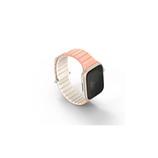 UNIQ szíj Revix Evo Reversible Magnetic Apple Watch Series 1-9/SE/SE2/SE3 38/40/41mm készülékhez rózsaszín -  Apple Watch Szilikon Szíjak a Domshop kínálatából