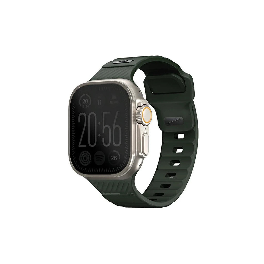 UNIQ szíj Stride Apple Watch Series 1/2/3/4/5/6/7/8/9/SE/SE2/SE3/Ultra1/2/342/44/45/49mm készülékhez FKM Rubber -  Apple Watch Szilikon Szíjak a Domshop kínálatából