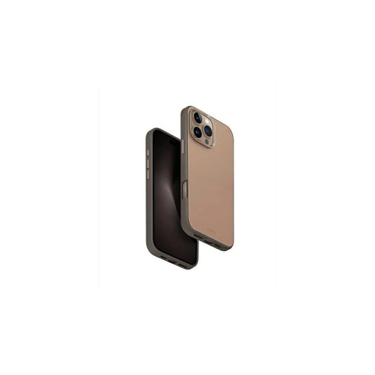 UNIQ tok Lyden DS iPhone 16 Pro Max 6.9" készülékhez Magclick Charging barna-flint szürke -  iPhone 16 Pro Max tok a Domshop kínálatából