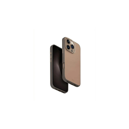 UNIQ tok Lyden DS iPhone 16 Pro készülékhez 6.3" Magclick Charging barna-kőszürke -  iPhone 16 Pro tok a Domshop kínálatából