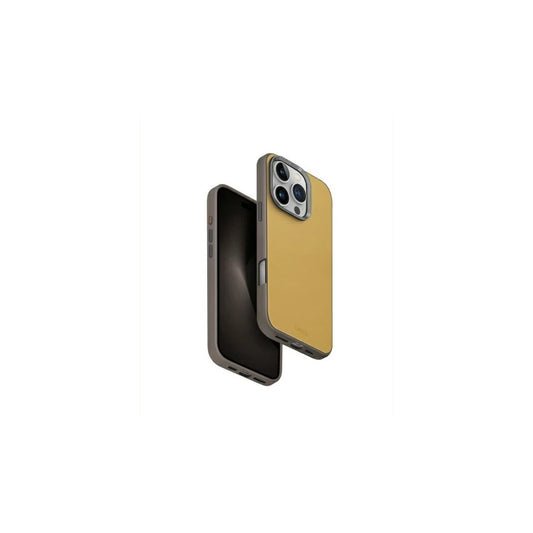UNIQ tok Lyden DS iPhone 16 Pro készülékhez 6.3" Magclick Charging sárga-szürke -  iPhone 16 Pro tok a Domshop kínálatából