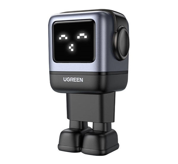 Ugreen Nexode RG 3 Port GaN gyorstöltő adapter, 65W, fekete-ezüst -  Adapter a Domshop kínálatából