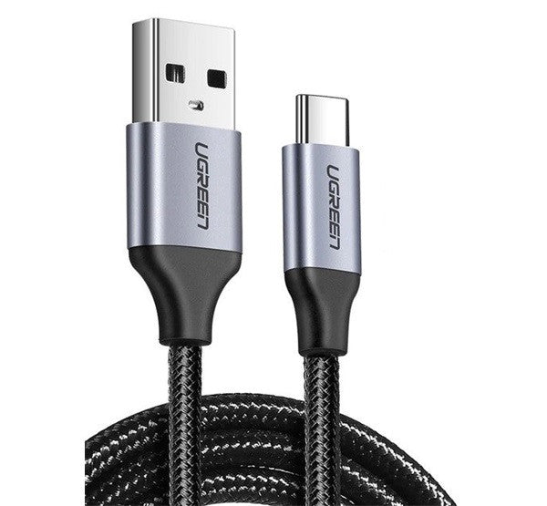 Ugreen USB-C / USB gyorstöltő- és adatkábel, 1.5m, alumínium-fekete -  USB-C kábel a Domshop kínálatából