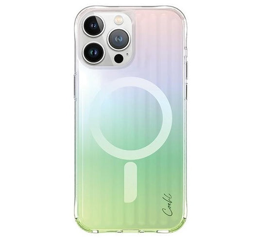 Uniq Coehl Linear Apple iPhone 15 Pro Magsafe kombatibilis tok, irizáló -  iPhone 15 Pro tok a Domshop kínálatából