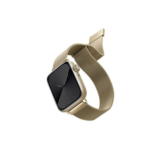 Uniq Dante Apple Watch 42/44/45mm fém szíj, arany -  Apple Watch Fém Szíjak a Domshop kínálatából