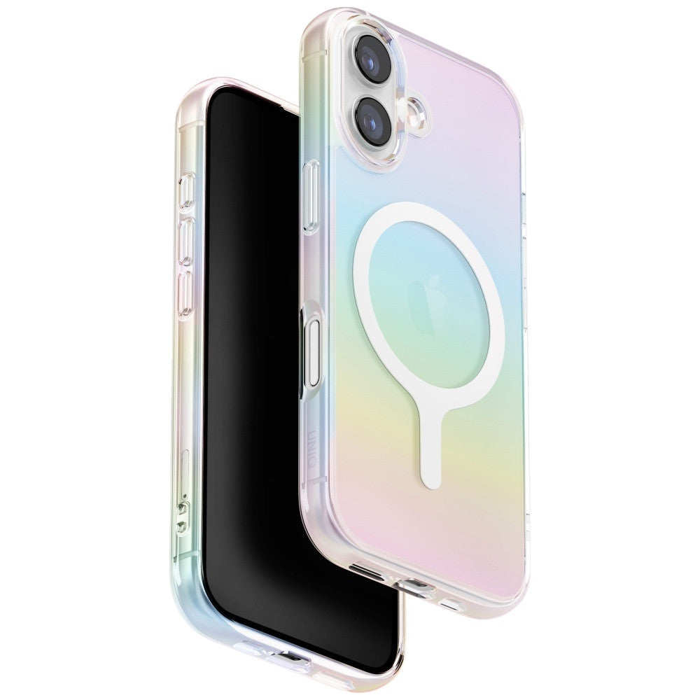Uniq Iridescia Magclick Apple iPhone 17 MagSafe tok, Holo Quartz -  iPhone 17 tok a Domshop kínálatából