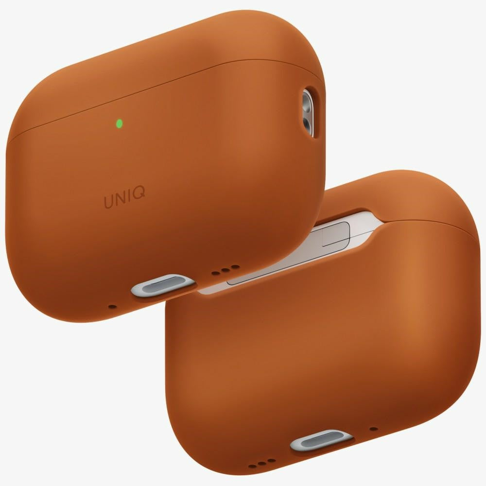 Uniq Lino Apple AirPods Pro 3 szilikon tok, narancs -  AirPods Pro 3 tok a Domshop kínálatából