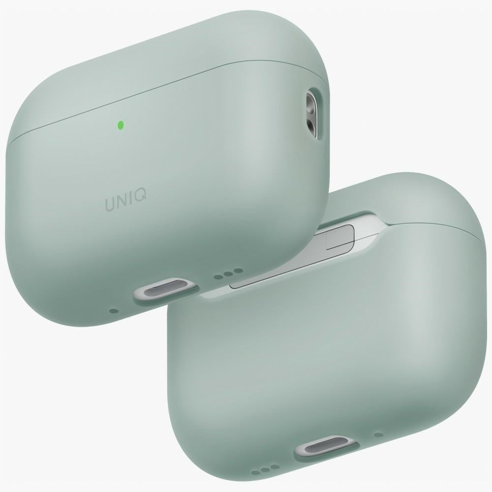 Uniq Lino Apple AirPods Pro 3 szilikon tok, zöld -  AirPods Pro 3 tok a Domshop kínálatából