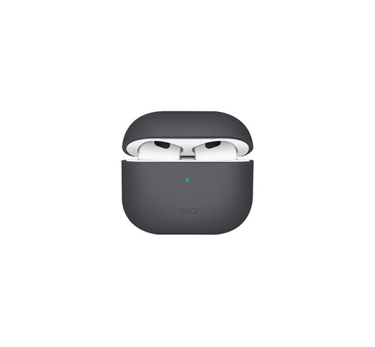 Uniq Lino Hybrid Liquid Apple Airpods (3. gen) tok, szürke -  AirPods 3 tok a Domshop kínálatából