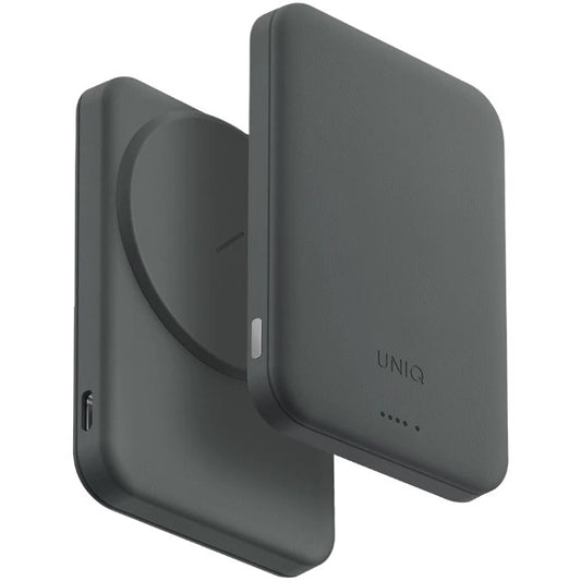 Uniq Lyden Lexa Fast Wireless USB-C PD Powerbank / külső akkumulátor, MagSafe, kompakt, 5000mAh, Lichen Green, zöld -  Power Bank a Domshop kínálatából