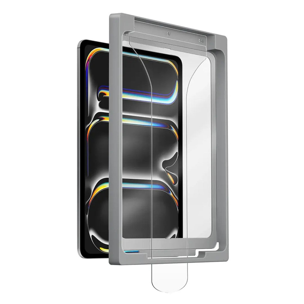 Uniq Optix Exofit Apple iPad Air 13 (2024 / 2025) tempered glass kijelzővédő fólia felhelyező kerettel -  iPad Air 13" (2024/2025) fólia a Domshop kínálatából