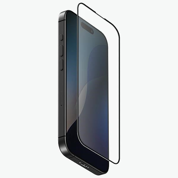 Uniq Optix Matte Apple iPhone 16 Pro Max / 17 Pro Max tempered glass kijelzővédő fólia felhelyező kerettel, fekete -  iPhone 16 Pro Max tok a Domshop kínálatából