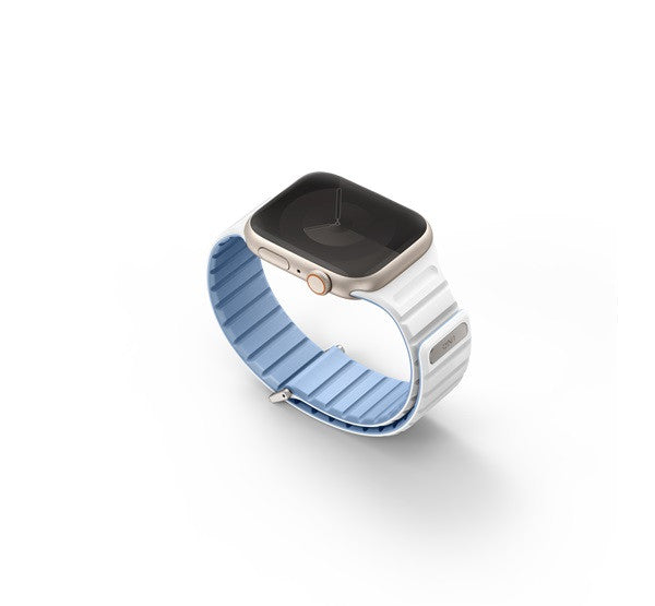 Uniq Revix Evo mágneses Apple Watch szíj, 41/40/38MM kék / fehér -  Apple Watch Szilikon Szíjak a Domshop kínálatából