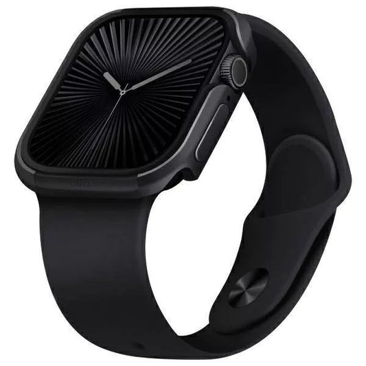 Uniq Valencia Apple Watch 11/ Watch 10 46mm műanyag tok, fekete -  Apple Watch Tokok a Domshop kínálatából