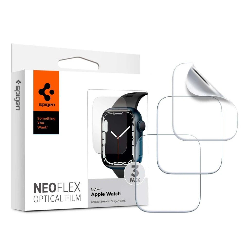 Védőfólia SPIGEN NEO FLEX 3-PACK APPLE WATCH 6/7/8/9/SE 1/2/3 készülékhez (40/41 MM) átlátszó -  Apple Watch Fóliák a Domshop kínálatából
